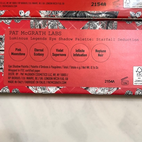 Pat McGrath Labs Luminous Legends 5Pan Eyeshadow Palette Starfall Seduction NIB - Picture 10 of 12